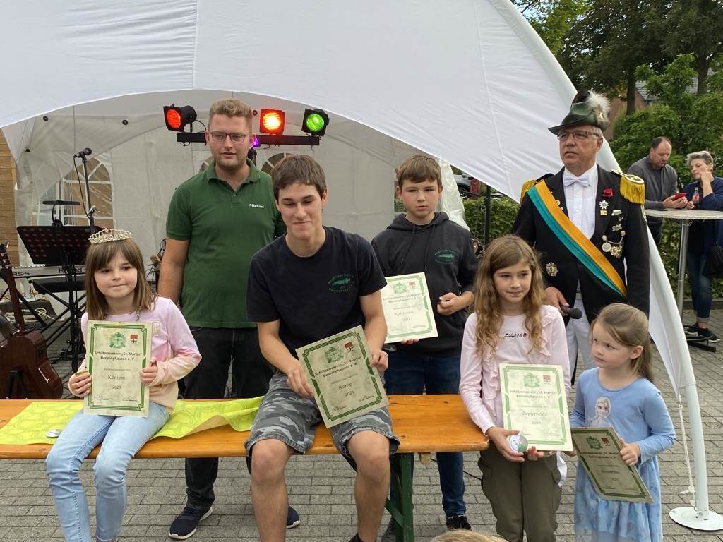 Kindervogelschießen beim Gemeindefest 2021